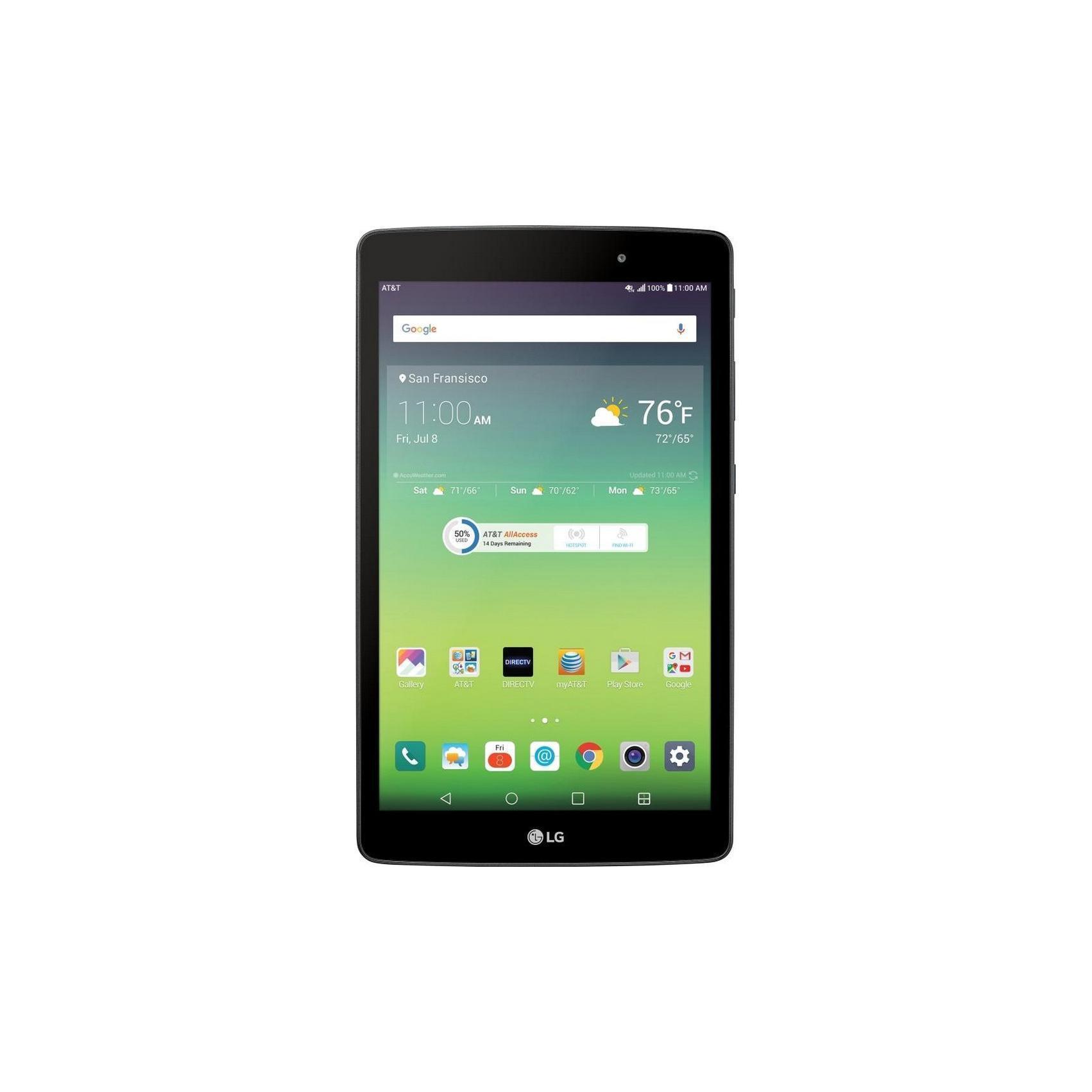 Refurbished Lg G Pad X 8.0 (June 2016) 32GB Black (WiFi + Cellular