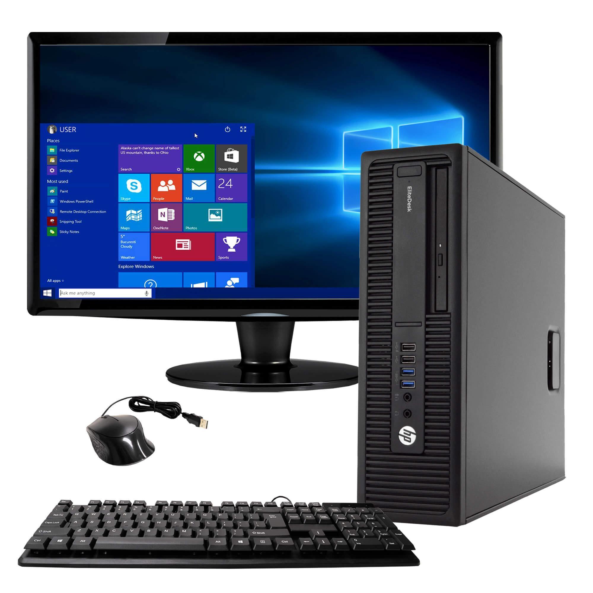 Refurbished Hp EliteDesk 800 G2 22" Core i7 3.4 GHz HDD 2 TB 8 GB