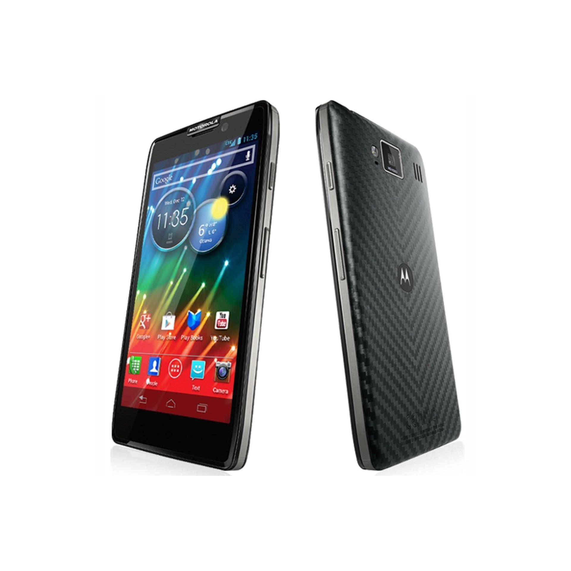 Refurbished Motorola RAZR HD 16GB Black Unlocked CDMA only Back