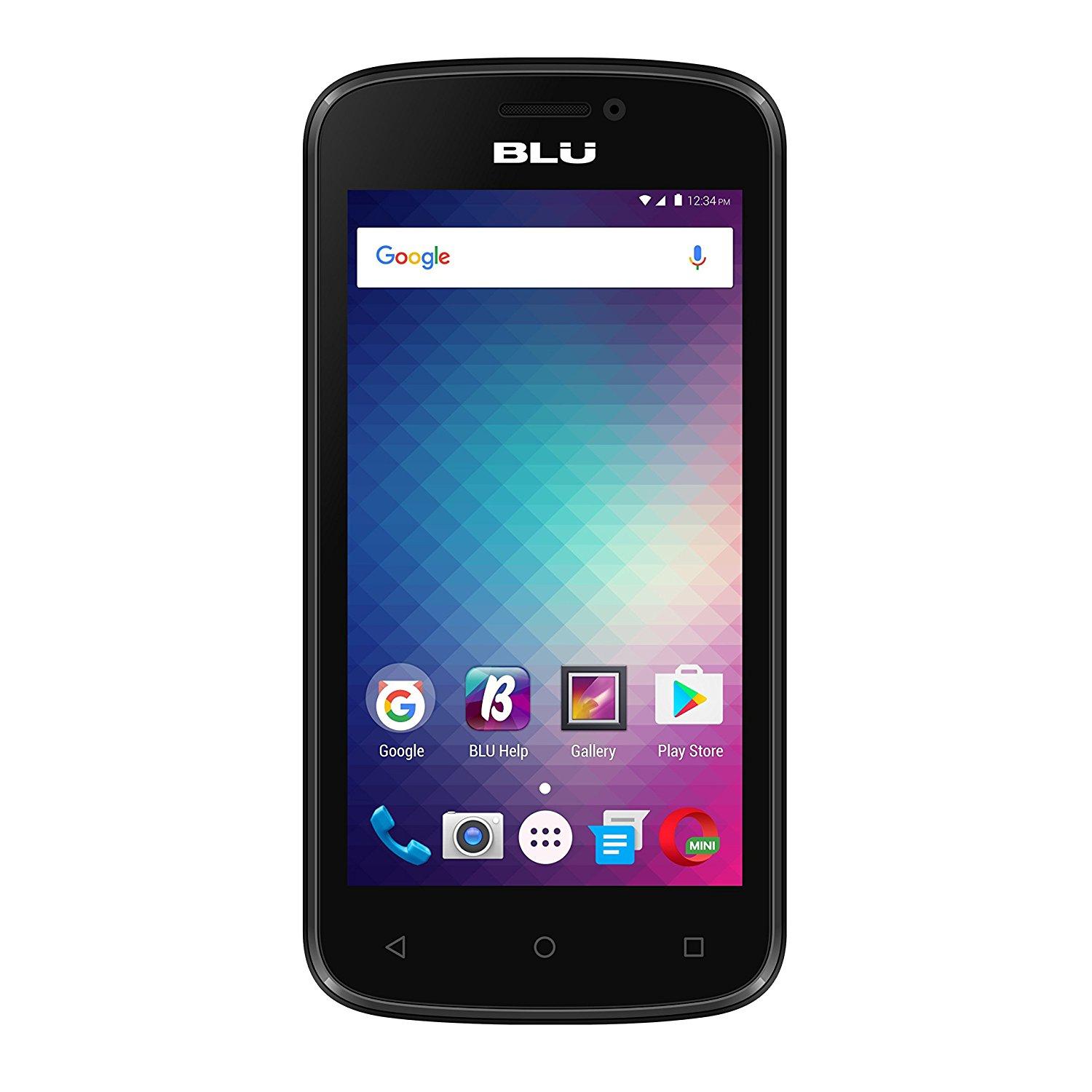 Refurbished BLU Advance 4.0M Unlocked GSM QuadCore Phone Black Back Market