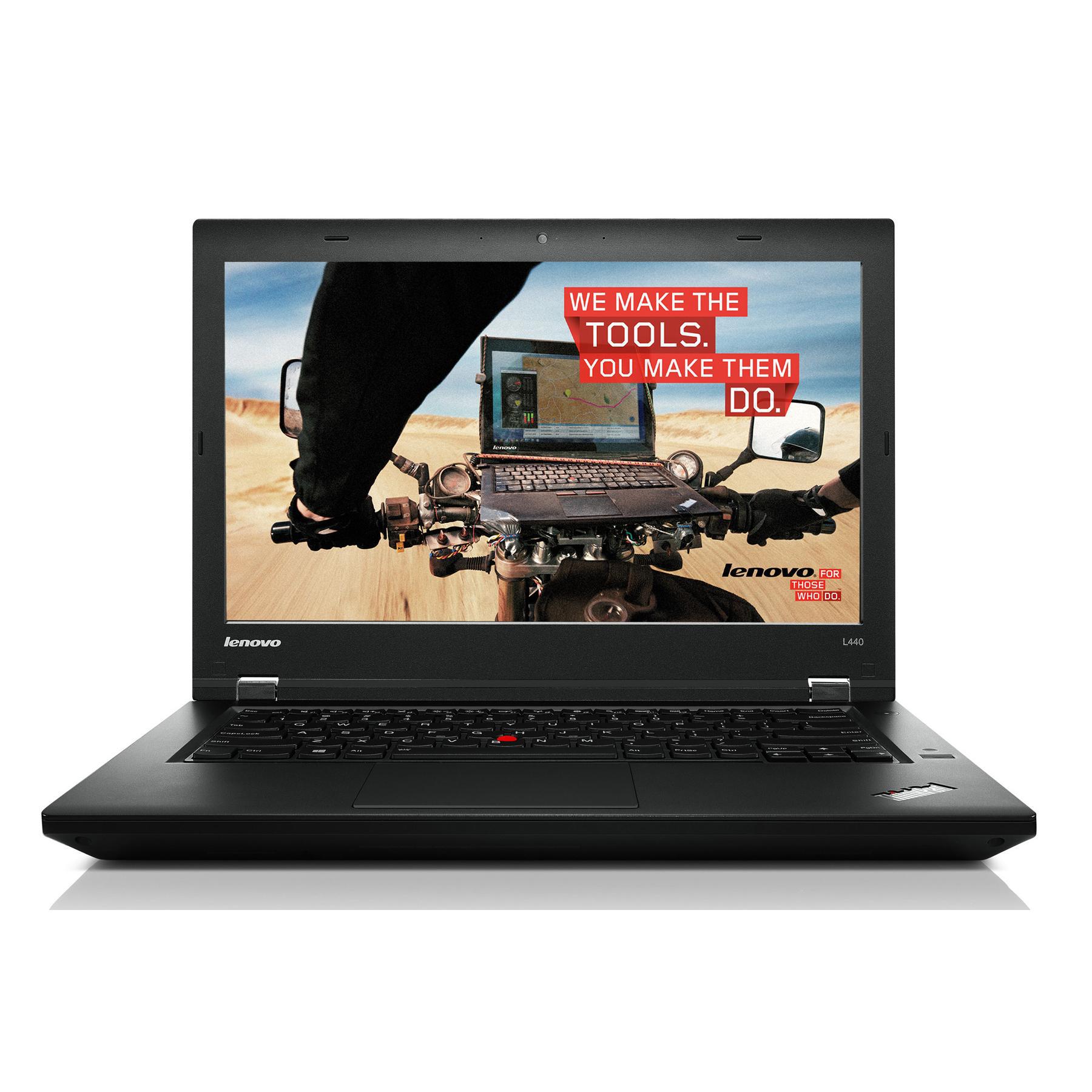 Refurbished Lenovo Thinkpad L440 14inch (July 2017) Core i54300U 8 GB HDD 500 GB Back