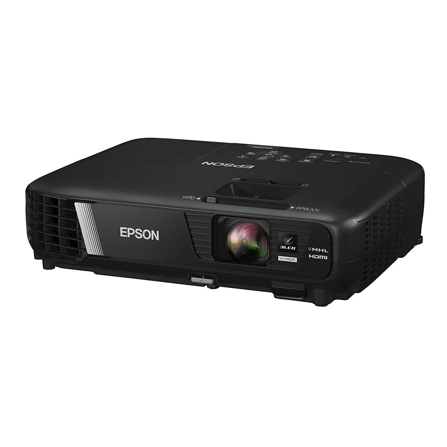 Refurbished Video projector Epson EX7240 Pro Black Back Market