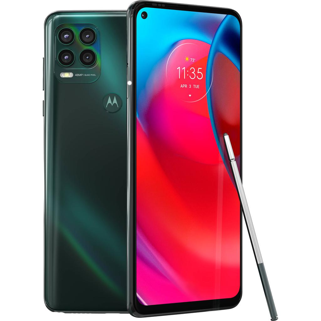 Motorola Moto G Stylus 5G T Mobile 128 GB Cosmic Emerald Back Market