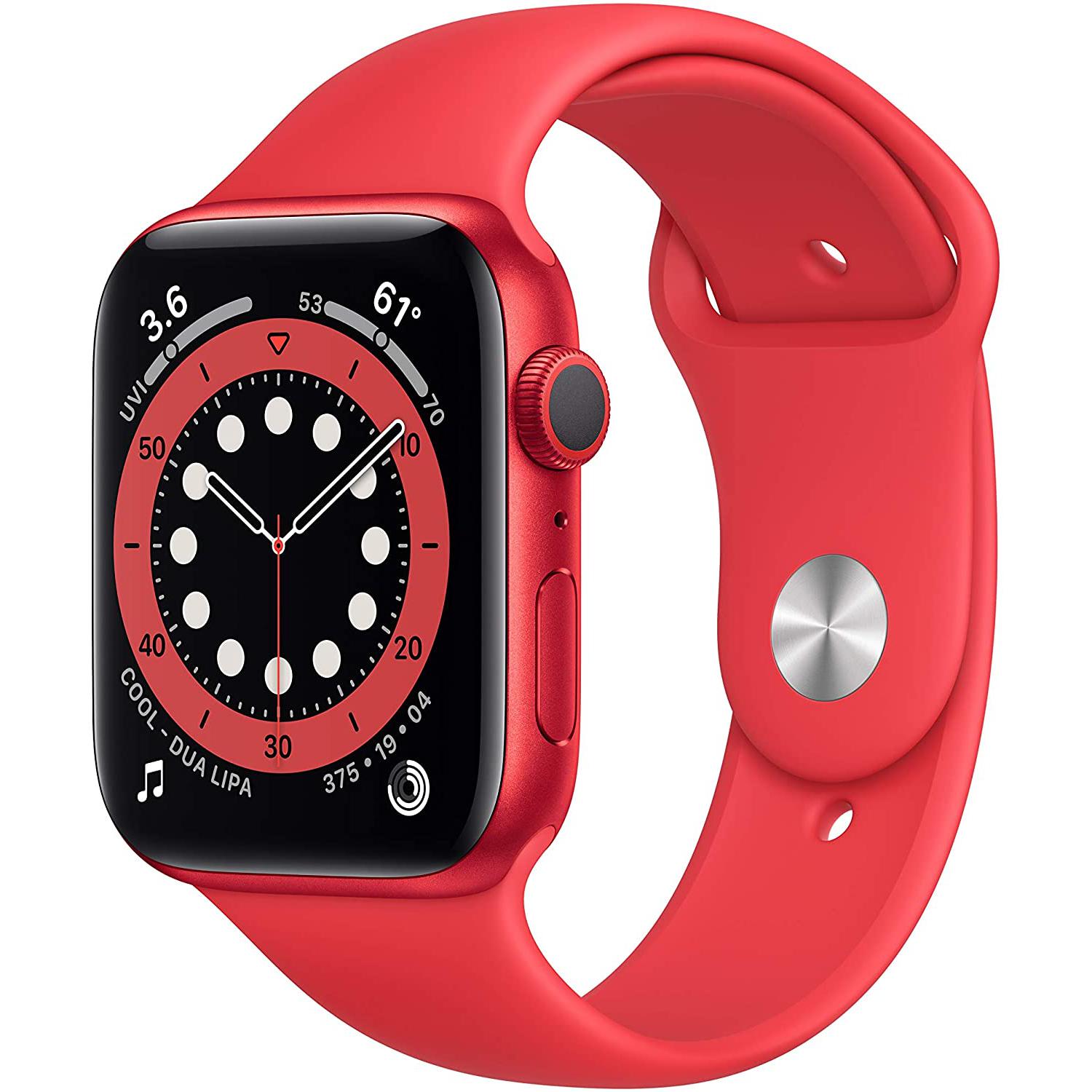Refurbished Apple Watch (Series 6) September 2020 44 mm - Aluminum Red -  Sport Red | Back Market