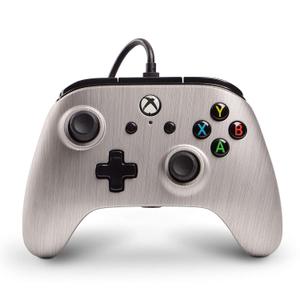 PowerA Enhanced Wired Controller For Xbox One - Brushed Aluminum