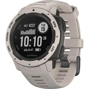 Garmin - Instinct Smartwatch Fiber-Reinforced Polymer - Tundra with Tundra Silicone Band