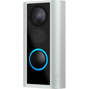 Video Doorbell Ring Peephole Cam - Satin Nickel
