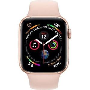Apple Watch (Series 4) 40mm (GPS + Cellular) - Stainless Steel Gold - Pink Sport Band