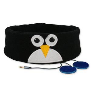 Snuggly Rascal Kid's Headphones (Penguin) - Black