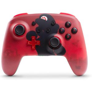 PowerA Wireless Controller for Nintendo Switch Mario Silhouette Edition - Red
