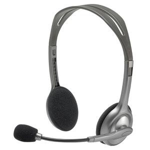 Headphones with Microphone Logitech H110 - Grey