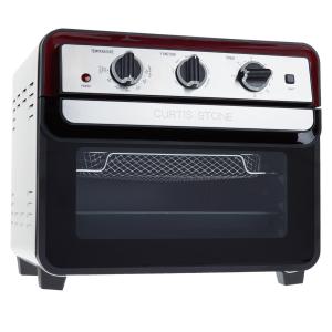 Mini Oven/Air Fryer Curtis Stone Dura-Electric 679-725 - Black/Silver/Red