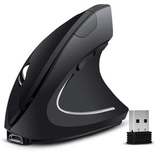 Asoi Doomier Rechargeable Ergonomic Vertical Cordless Optical Mouse Wireless