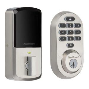 Connected objects Kwikset 99380-002 Halo Wi-Fi Smart Lock - Satin Nickel