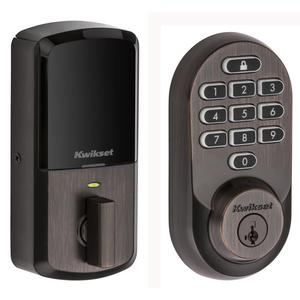 Connected objects Kwikset 99380-002 Halo Wi-Fi Smart Lock - Venetian Bronze