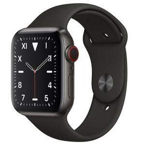 Apple Watch (Series 5) September 2019 40 mm - Titanium Black - Sport Band Black