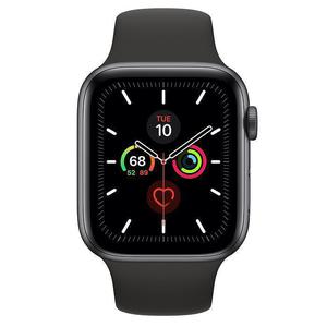 Apple Watch (Series 4) September 2018 44 mm - Aluminium Space Gray - Sport Band Black